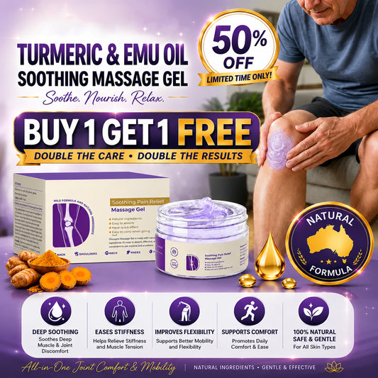 Turmeric & Emu Oil Arthritis Soothing Pain Relief Massage Gel